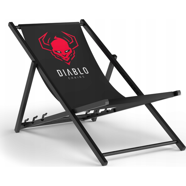 Fekvőfotel fából, fekete Diablo Chairs