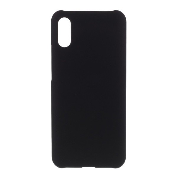 Műanyag telefonvédő (gumírozott) FEKETE [Xiaomi Redmi 9A (Redmi 9 AT)] (5996457998692)