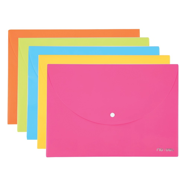 Deli Rio A4 1 patentos színes irattasak többfajta