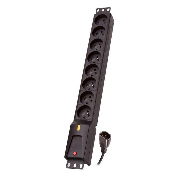 Lestar LZRM 810 BW G-A K.:CZ 3M IEC320 19" PDU Rack-be építhető elosztó 1.5m