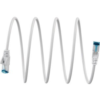 CAT 6A kabel krosowy, S/FTP (PiMF), biały - Długość kabla 10 m