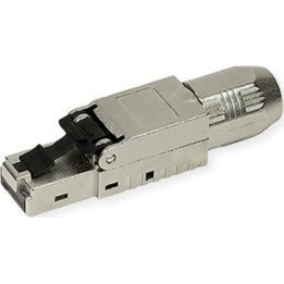 ROLINE Konektor RJ45 kat.6a, STP, na lanko / drôt, montáž bez nástrojov,