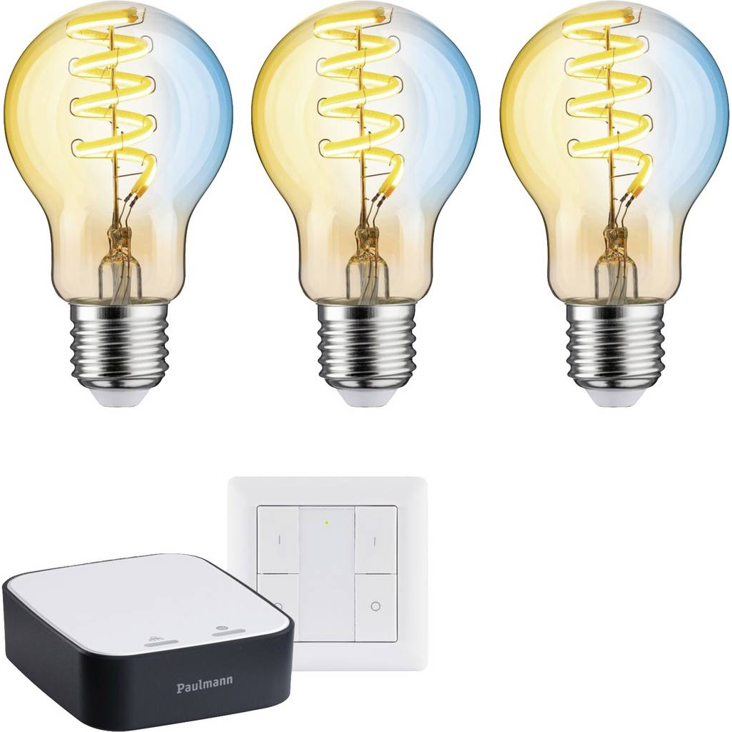 Paulmann Home Kezdő készlet, megvilágítás E27 EEK: G (A - G) Melegfehértől a hidegfehérig (5194) (5194)