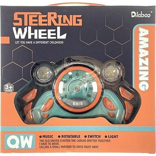 Kierownica na baterie symulator jazdy 26x25x6cm