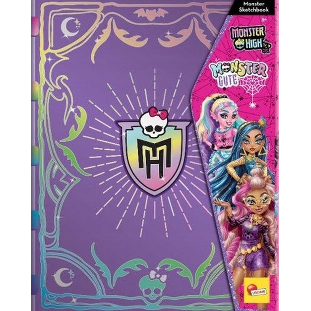 Monster High: Kreatív színező és öltöztető szett - Lisciani (GXP-931435)
