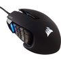 Corsair Scimitar RGB ELITE MOBA/MMO Gaming optikai egér fekete  (CH-9304211-EU)