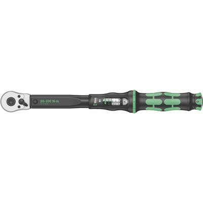 Drehmomentschlüssel mit Umschaltknarre Click-Torque B 1 (schwarz/grün, Abtrieb 3/8")
