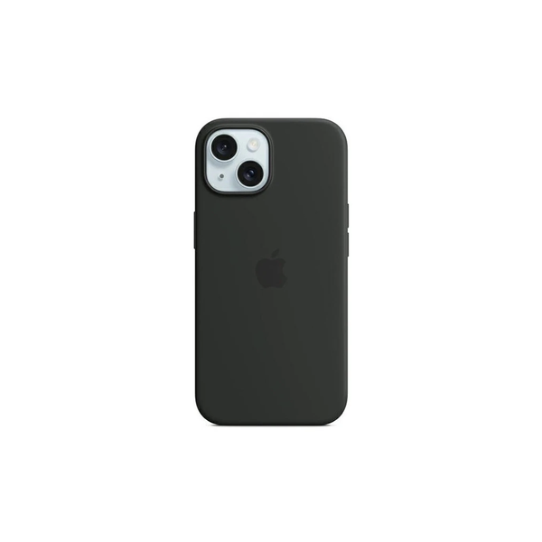 Apple MT103ZM/A iPhone 15 Plus / 14 Plus 6.7" MagSafe fekete szilikon tok készülékhez