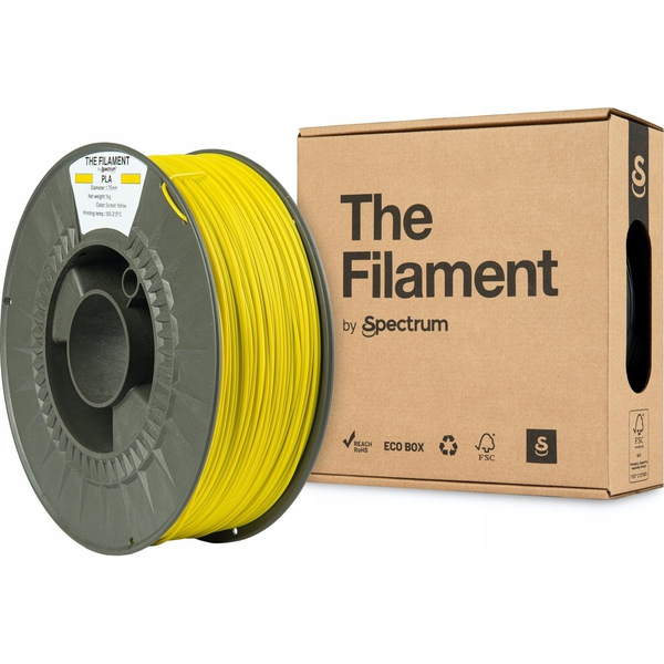 The Filament 3D filament, PLA, 1,75mm, 1000g, TF-24011, sorbet yellow
