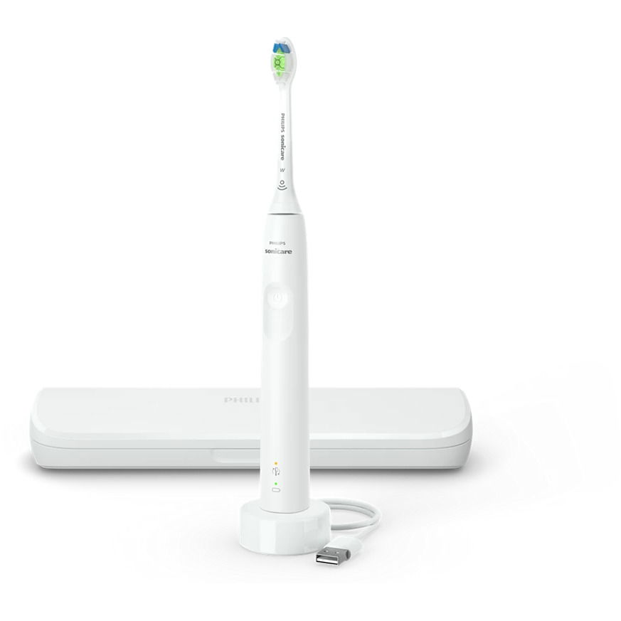 Philips Sonicare 4100 Elektromos Fogkefe HX3683/33 Fehér (HX3683/33)