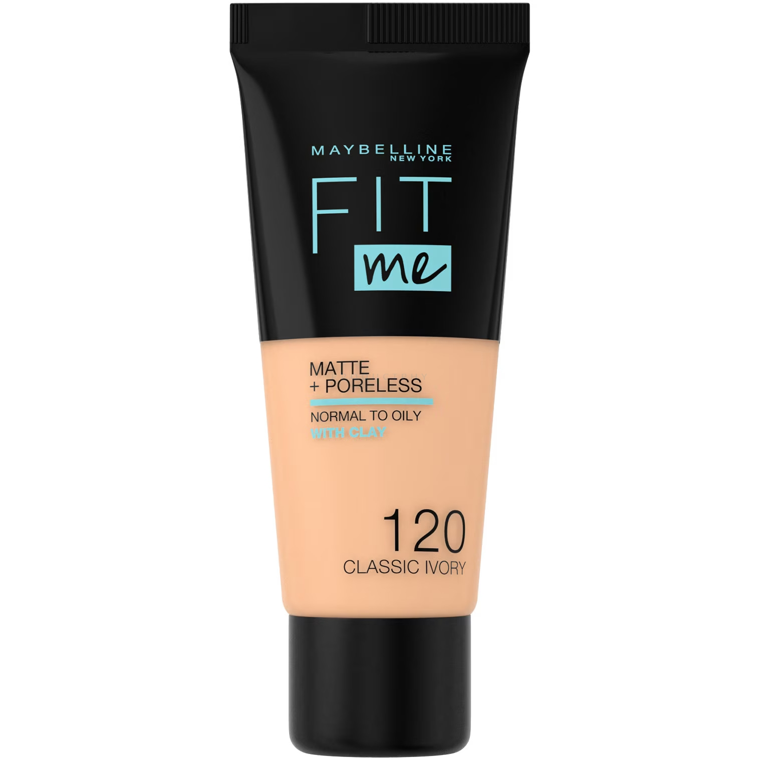 MAYBELLINE FIT ME Mattító alapozó archoz 120 Classic Ivory 30ml (3600531324520)
