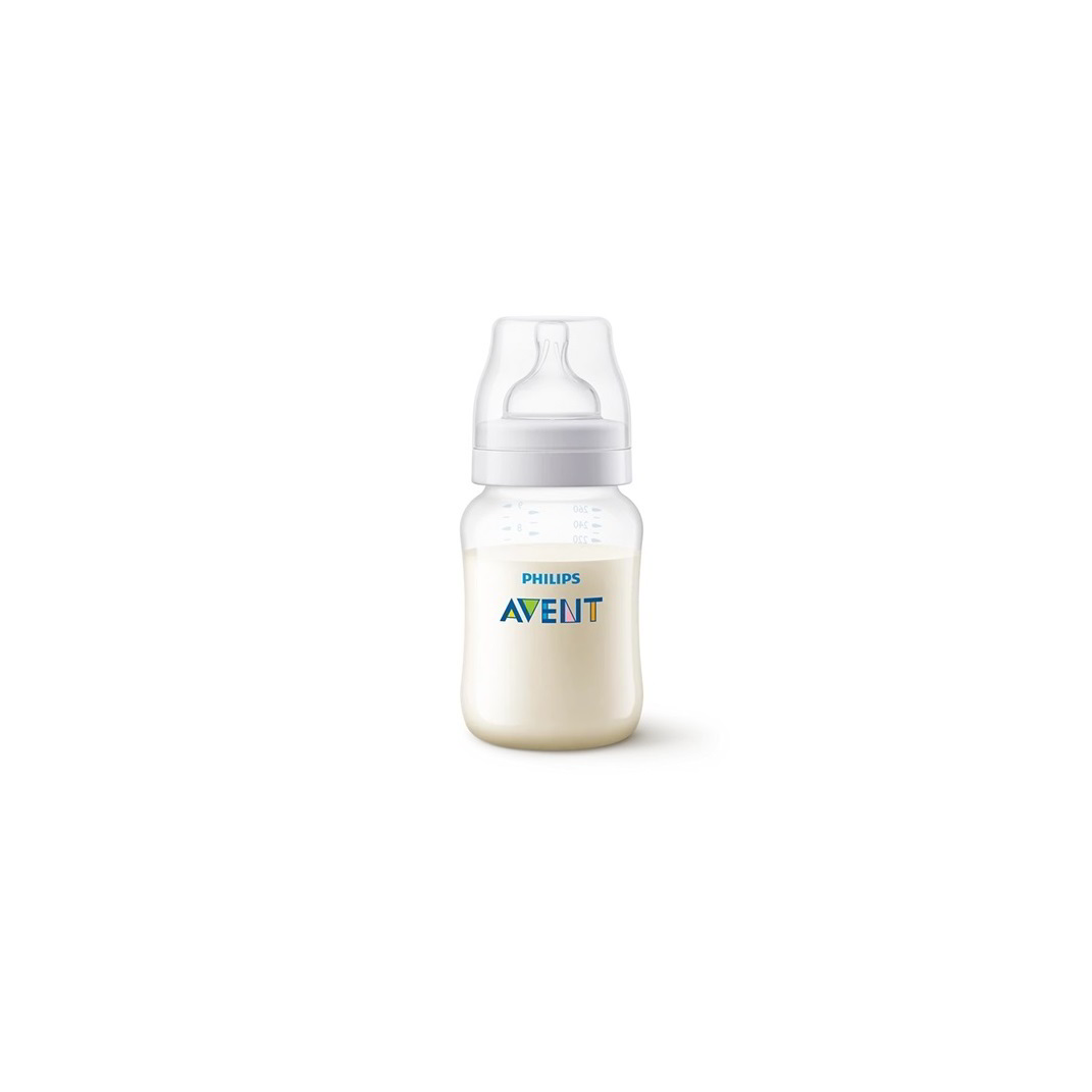 Philips Avemt SCY103/01 Hasfájáscsökkentő Műanyag Cumisüveg 260ml - Átlátszó (SCY103/01)