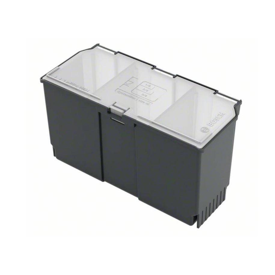 Bosch SystemBox Tárolódoboz Téglalap alakú Polipropilén (PP) Fekete, Szürke (1600A01V7R)