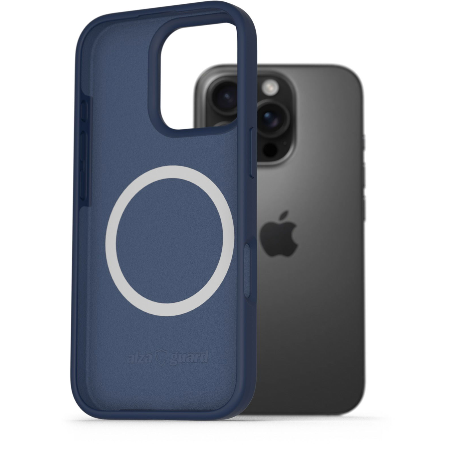 AlzaGuard iPhone 16 Pro Silicone Case Compatible with Magsafe kék tok (AGD-PCMS25L)