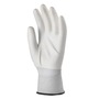 Szerelőkesztyű, tenyéren mártott 6-os méret fehér (6016)