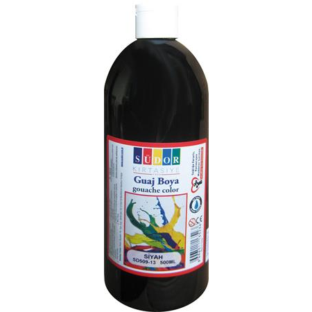 Südor 500ml Tempera - Fekete (RFETE172)