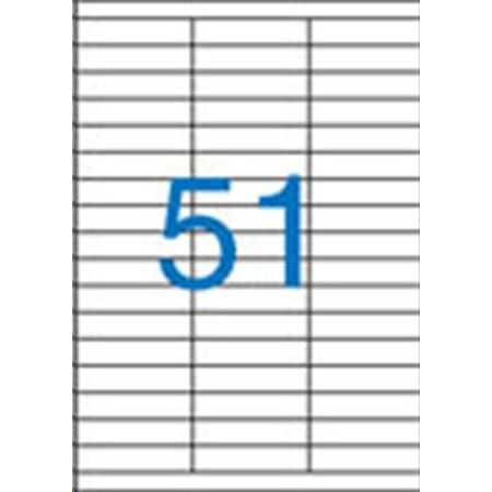 Victoria 70x16.9 mm univerzális etikett, 5100 darab (LCV11386) (LCV11386)