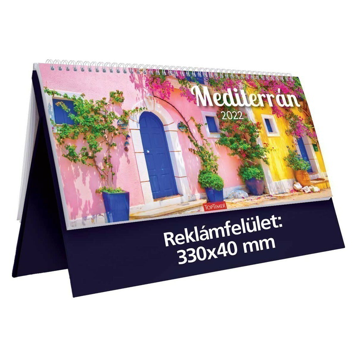 Toptimer 325 x 155mm 2022 Asztali naptár - Mediterrán (22T543T-004)