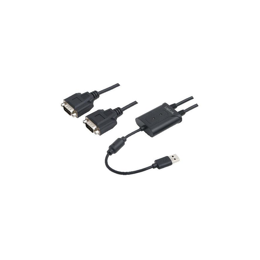 LogiLink USB2.0 - 2 portos soros adapter (AU0031)