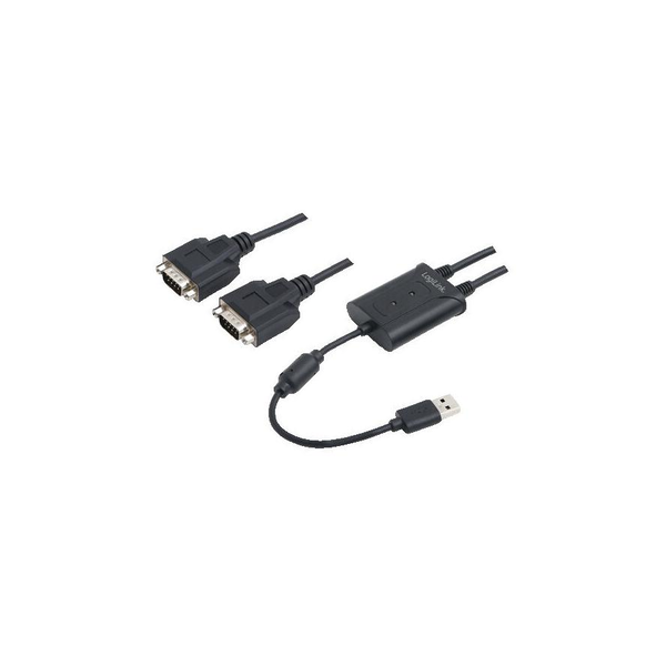 LogiLink USB2.0 - 2 portos soros adapter