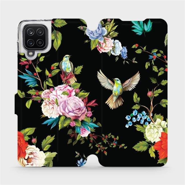 Flip case for Samsung Galaxy A12 - VD09S Birds and flowers (5903516613236)
