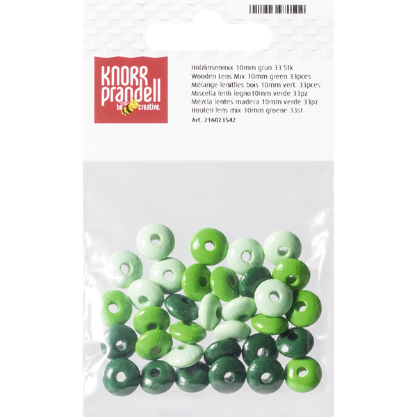 Knorr Prandell ovális 33 darabos zöld fa gyöngy csomag (216023542)