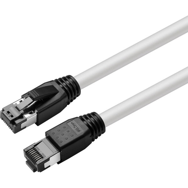  MicroConnect CAT8.1 S/FTP 0,25m White LSZH