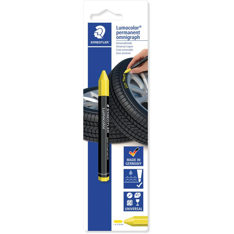 Steadtler Lumocolor 236 12mm Permanent Jelölőkréta - Sárga (236-1 BK-1)