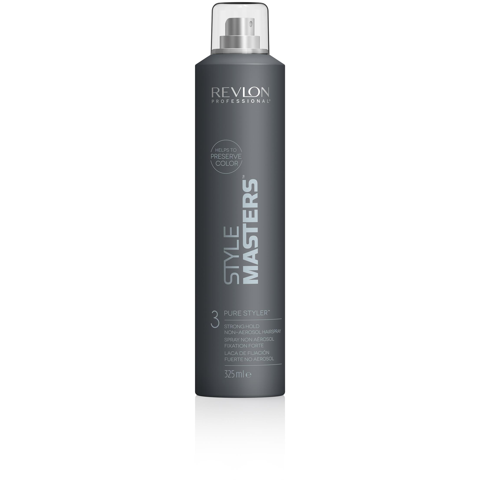 REVLON PROFESSIONAL Style Masters Pure Styler Strong Hold Hairspray 325 ml (8432225133966)
