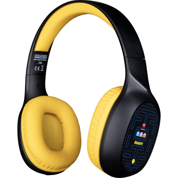 Konix 82541120664 hovedtelefoner/headset Kabel & trådløs Opkald/musik Bluetooth Sort, Gul