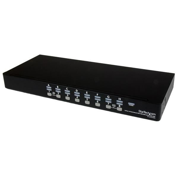 StarTech.com SV1631DUSBUK Tastatur/Video/Maus (KVM)-Switch Schwarz