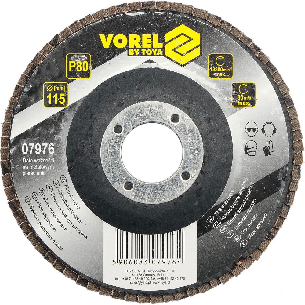 Vorel lamellás csiszolókorong 115 mm P40 (5906083079740)