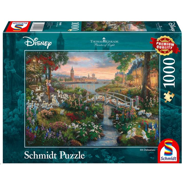 Schmidt Disney, 101 Dalmata, 1000 db-os puzzle (59489, 18743-183)