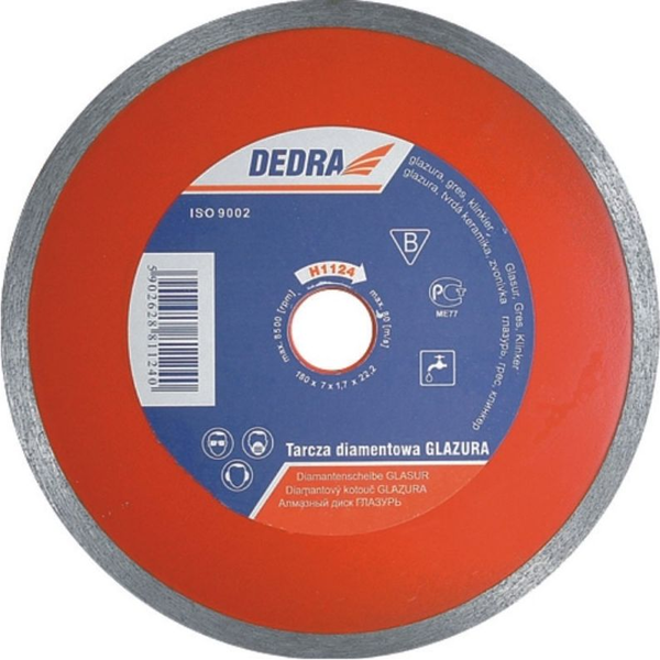  Dedra Tarcza diamentowa ciągła specjalna 115mm 22,2mm (H1121)