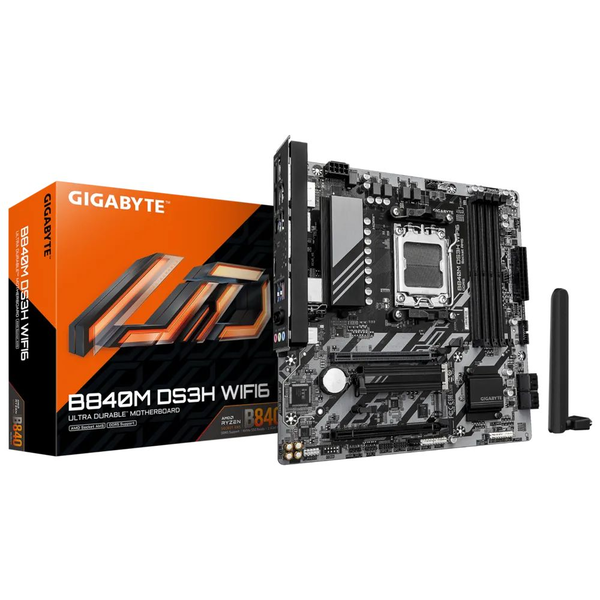 GIGABYTE B840M DS3H WIFI6 AMD B840 Socket AM5 Micro ATX