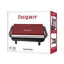 Sendvičovač Beper BEP-P101TOS002 červený 850 W