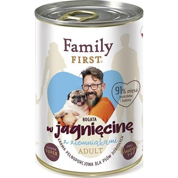 Family First FamilyFirst Bogata w jagnięcinę+ziemniak adult 400g