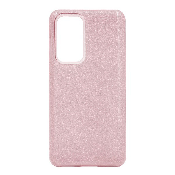 Szilikon telefonvédő (műanyag belső, csillogó hátlap) RÓZSASZÍN [Huawei P40] (5996457980789)