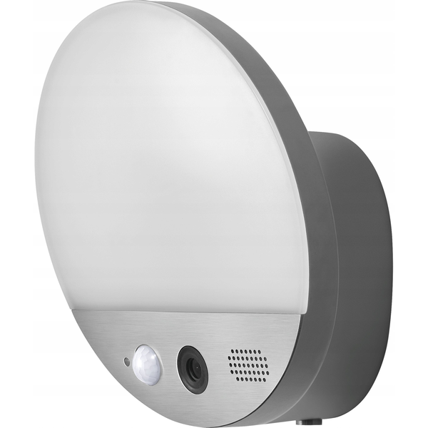 LEDVANCE Smart+ WiFi Round Camera 4058075564480 AC35456 LED-es kültéri fali lámpa felügyeleti kamerával LED 15 W