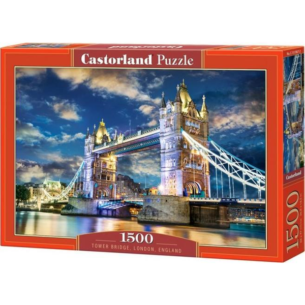Castorland Tower Bridge, London, England Kirakós játék 1500 db Tájkép