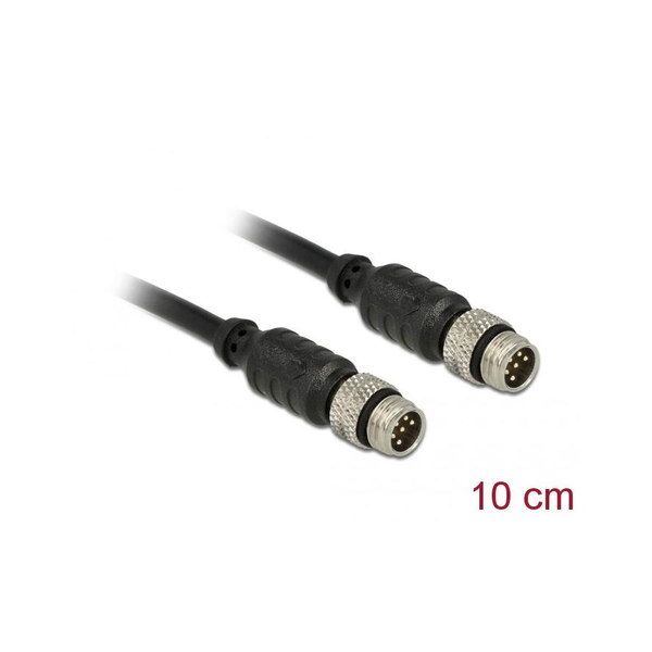 DELOCK M8 Sensor-Aktorverlängerungskabel 6 Pin Stecker