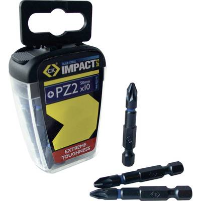 C.K. (T4560 PZ2LD10) Bit készlet 10 részes Kereszthornyú Pozidriv Torsion Control technológia (T4560 PZ2LD10)