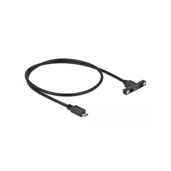 DELOCK Kabel USB 2.0 Micro-B Stecker 0,5 m zum einbau