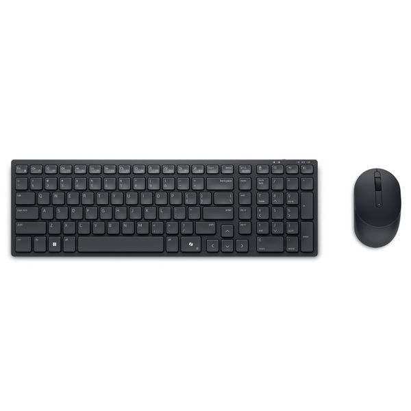 DELL KM555 silent Vezeték nélküli Billentyűzet + egér Észt fekete