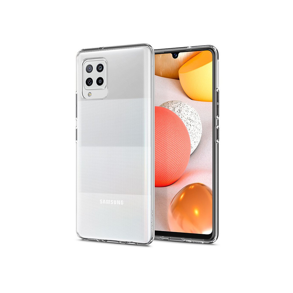 Samsung A426B Galaxy A42 5G ütésálló hátlap - Spigen Liquid Crystal - átlátszó (SP0101)