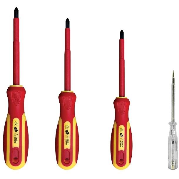 VELAMP 4db CF144, szigetelt VDE csaarhúzó készlet (CF144)
