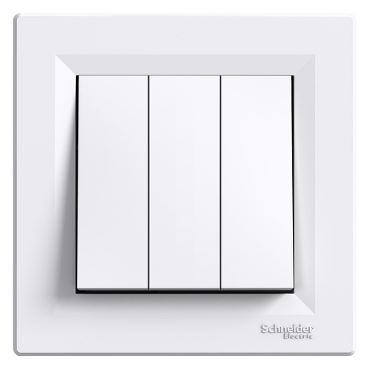 Schneider ASFORA hármas kapcsoló fehér (EPH2100121) (EPH2100121)