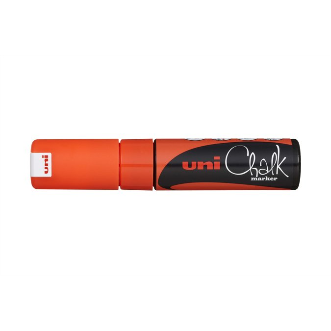 Uni PWE-8K 8mm Krétamarker - Fluor narancs (PWE-8K F.ORANGE)