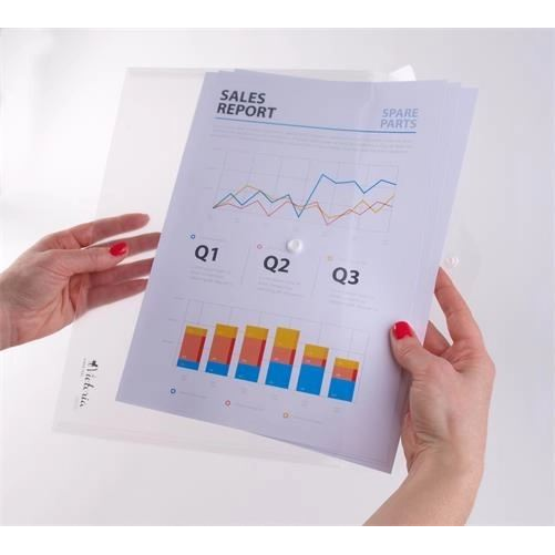 Victoria patentos irattartó tasak A4 áttetsző (IDITA4A) (IDITA4A)