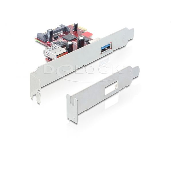 DeLock DL89273 PCI Express kártya 1 x extern 1 x intern USB 3.0 (DL89273)